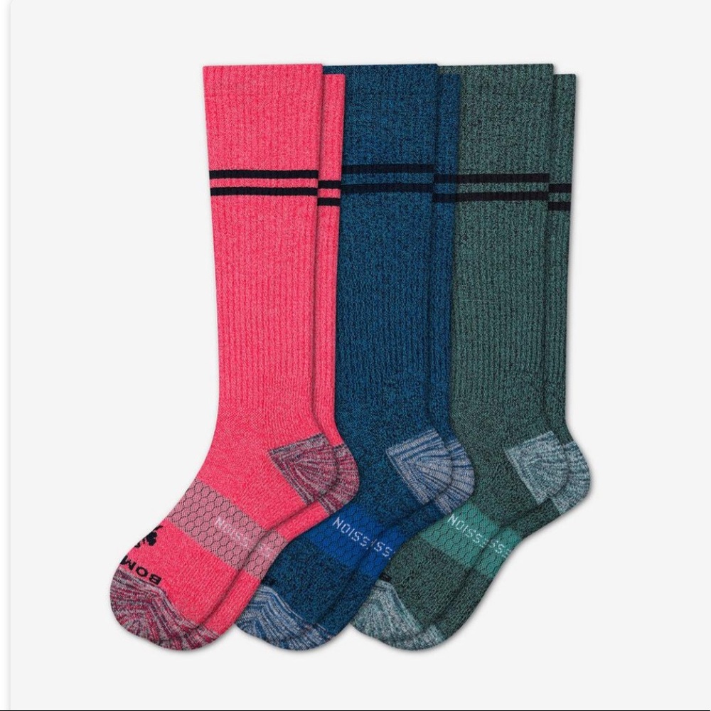 Bombas women’s compression knee socks 3-pack.